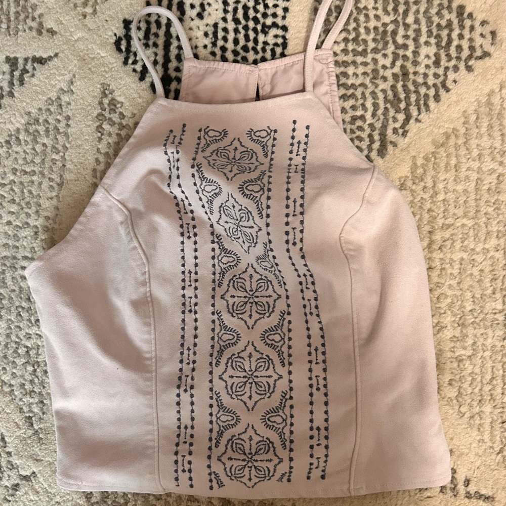 ABERCROMBIE & FITCH: halter top with design